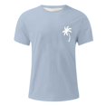 thumbnail image 4 of T-shirts pour Hommes Été Décontracté avec Imprimé Arbre Manches Courtes Col Rond pour Usage Quotidien, 4 of 4