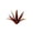 Red, variant on Felizna Metal Artificial Plant Sculpture with Ground Stake, Sturdy Weather Resistant Outdoor Yard Art, Easy Insert for Garden Lawn Patio Living Room