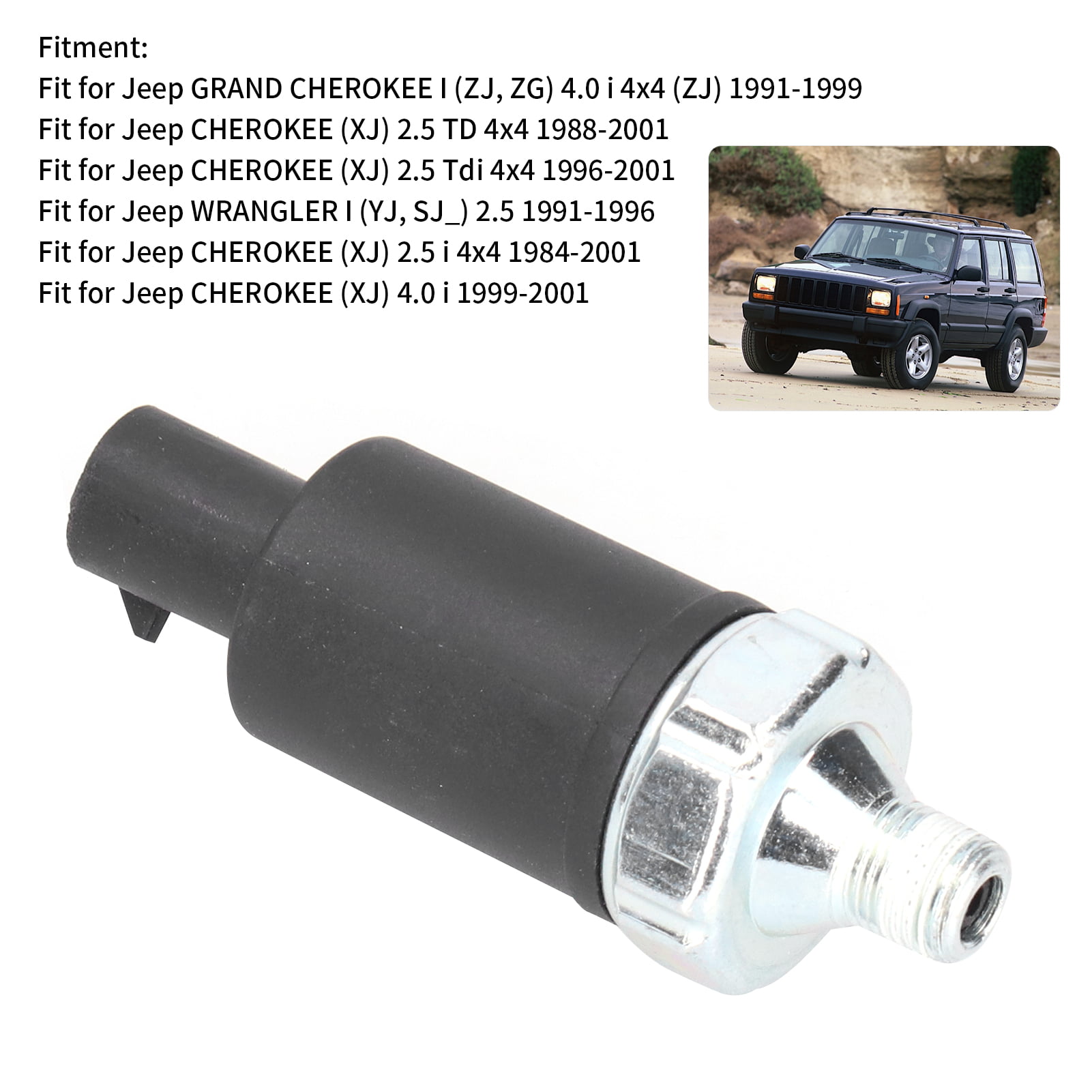 ESTINK Engine Oil Pressure Sensor 56031003 Replacement Fit For Jeep  Cherokee/,Oil Pressure Sender,Oil Pressure Sensor Replacement 