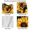 thumbnail image 4 of luoweisi Men's Beach Shorts Quick Dry Swim Trunks with Mesh Lining Sunflower 2XL, 4 of 5
