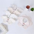 thumbnail image 1 of Fashion Cotton Newborn Lace Bow Baby Bibs Slabbetjes Cute Girls&Boys Burp Cloth Infant Bibs Baberos Infant Saliva Towels2 He Qiyong unisex, 1 of 1