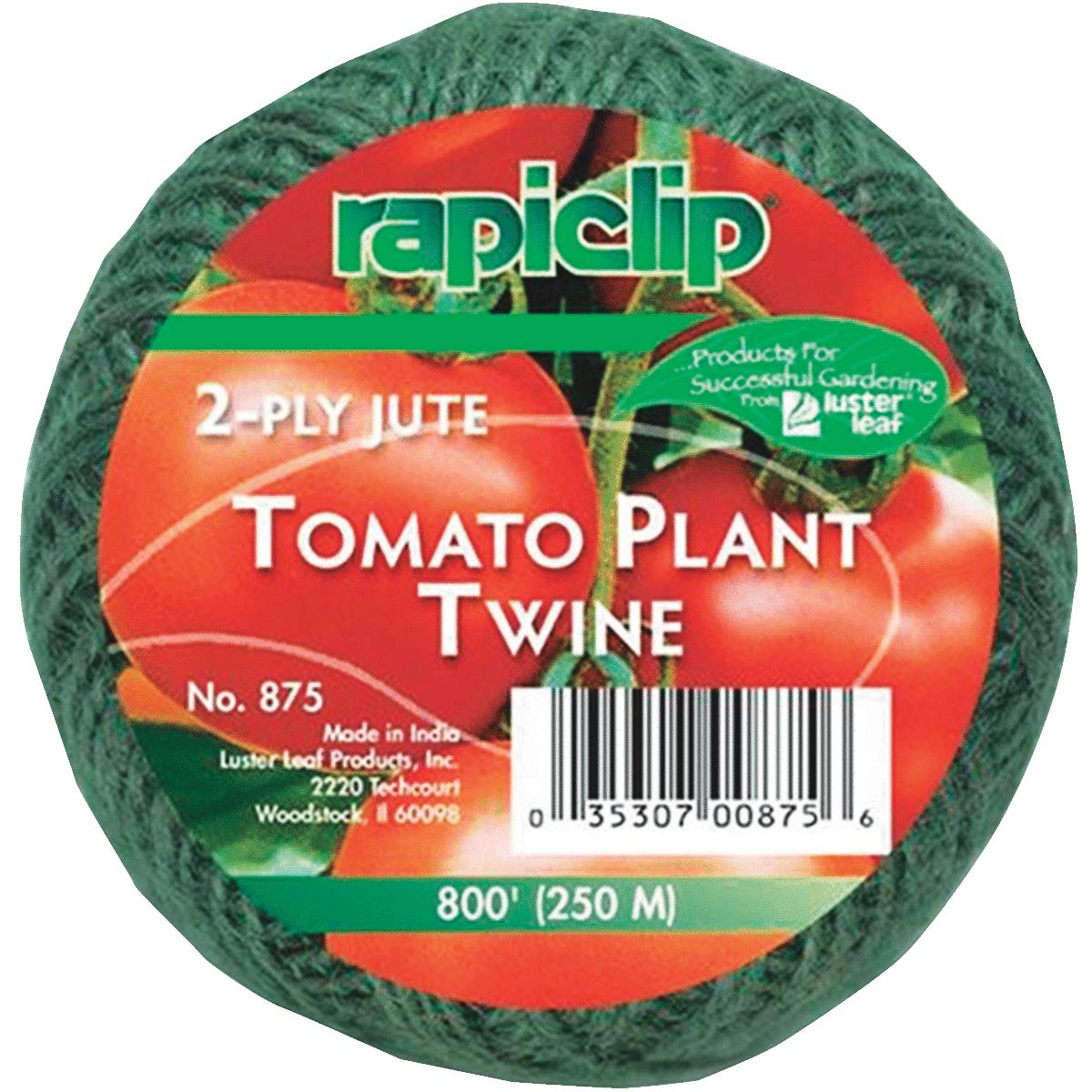 Rapiclip 800 Ft. Green Jute Plant Tie Tomato Twine 875