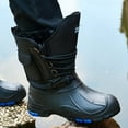 thumbnail image 2 of IUJSOY Winter Snow Boot for Men Waterproof Shell Fur Lined Insulated Lace up Cold Weather Boot, 2 of 8