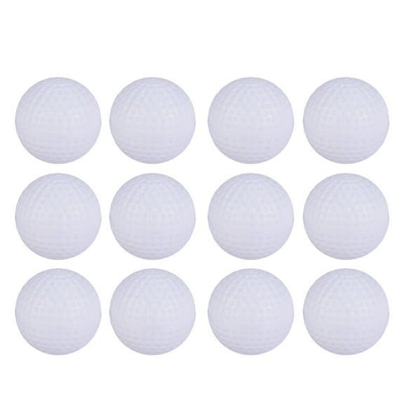 pcs Plastic Balls Game Toy Balls Indoor Outdoor Practice Balls for Kids Children Golfer (White)