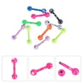 thumbnail image 4 of 20 Pcs Boucles d'Oreilles en Forme d'Haltère Accessoires Créatifs, 4 of 7
