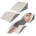 thumbnail image 2 of Kolbs Memory Foam Wedge Pillow Set - 1.5' Plush Foam - Includes Head and Leg Pillows (2 Count), 2 of 8