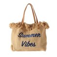 thumbnail image 1 of Bolso Mano Lona para Mujer Hombro El Playa Viajes Compras (caqui), 1 of 9