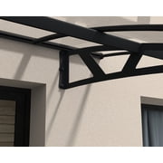 Palram - Canopia Amsterdam 8920 29' x 5' Awning - Gray/Clear
