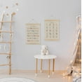 thumbnail image 4 of LZLINGMEI 2PCS Alphabet And Numbers Poster Hanger Frame,Boho Poster Wall Art with Frames, Alphabet Banner Wall Hanging Decor for Playroom, 4 of 14