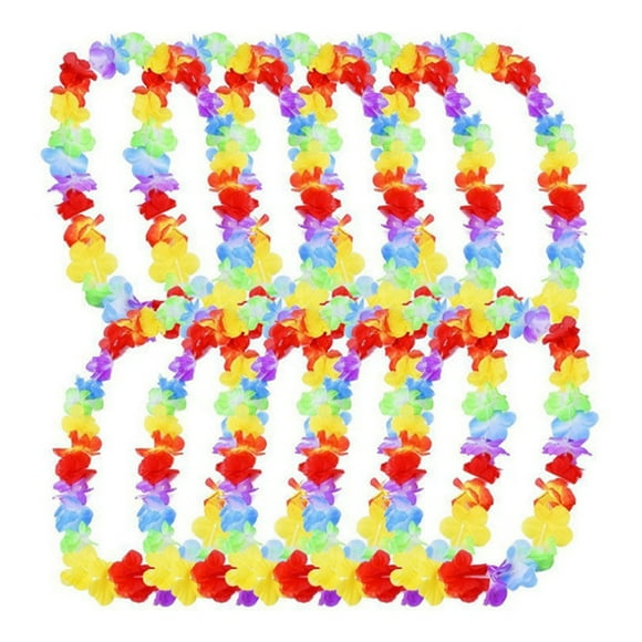 WEUVEB 12Ud Lei Hawaiian De Flores Multicolor Con Exquisito Para Y