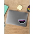 thumbnail image 2 of Proud Sticker -Smartprints Designs, Vinyl Sticker, 2 of 3