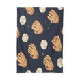 thumbnail image 3 of 60x120 Inch Tablecloth Polyester Square Tablecloth for Home Kitchen Dinner Decor Baseball Gloves and Balls Pattern, 3 of 9