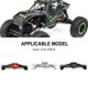 thumbnail image 5 of Ounissouiy RCGOFFLOW aleación de aluminio CNC mejora del eje trasero mejora el eje trasero Rc para 1/18 Rc eje trasero Axial UTB18 RC pieza de Kits de construcción modelo Plata, 5 of 6