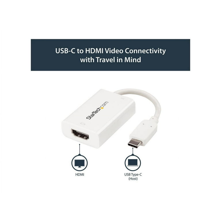 Startech USB-C to HDMI Video Adapter with USB Power Delivery (CDP2HDUCP)