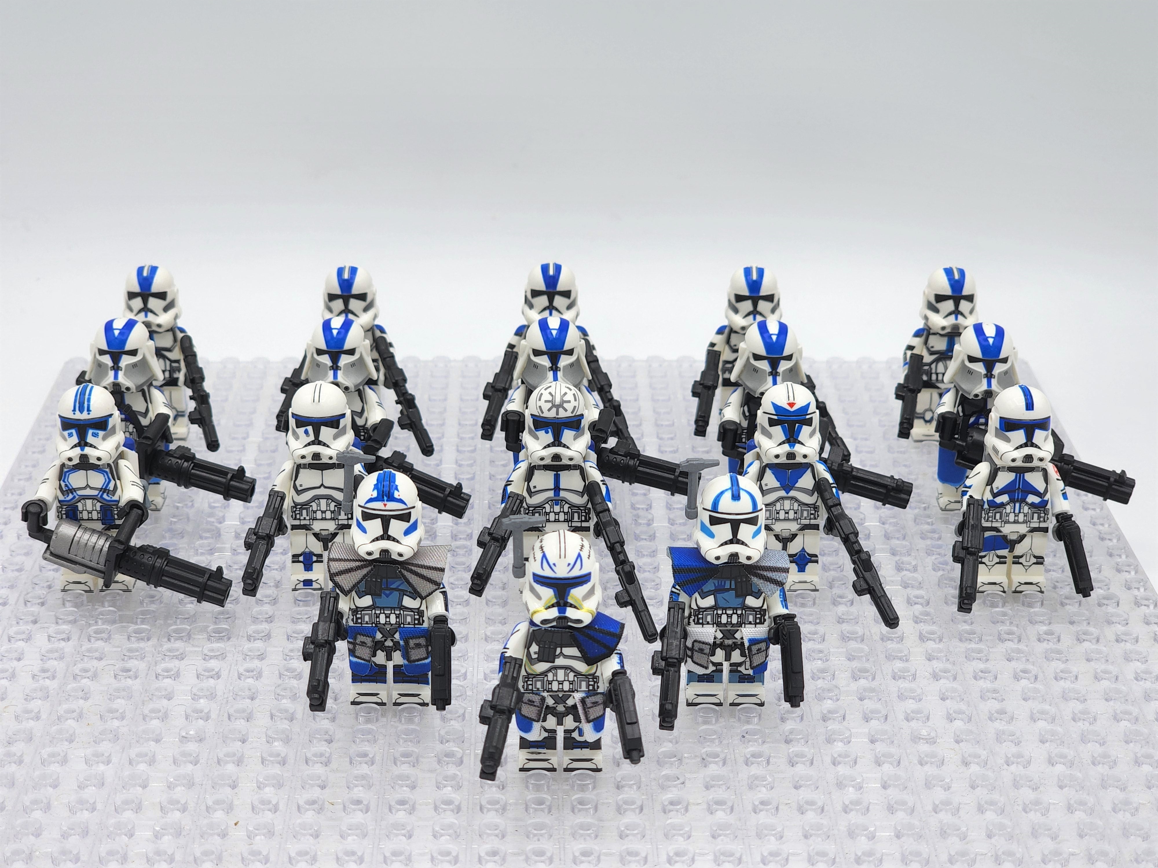 Star Wars 501st Legion ARC Troopers Captain Rex, Jesse, Echo, Fives ...