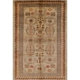 thumbnail image 1 of Ahgly Company Indoor Rectangle Mid-Century Modern Mahogany Brown Oriental Area Rugs, 4' x 6', 1 of 6