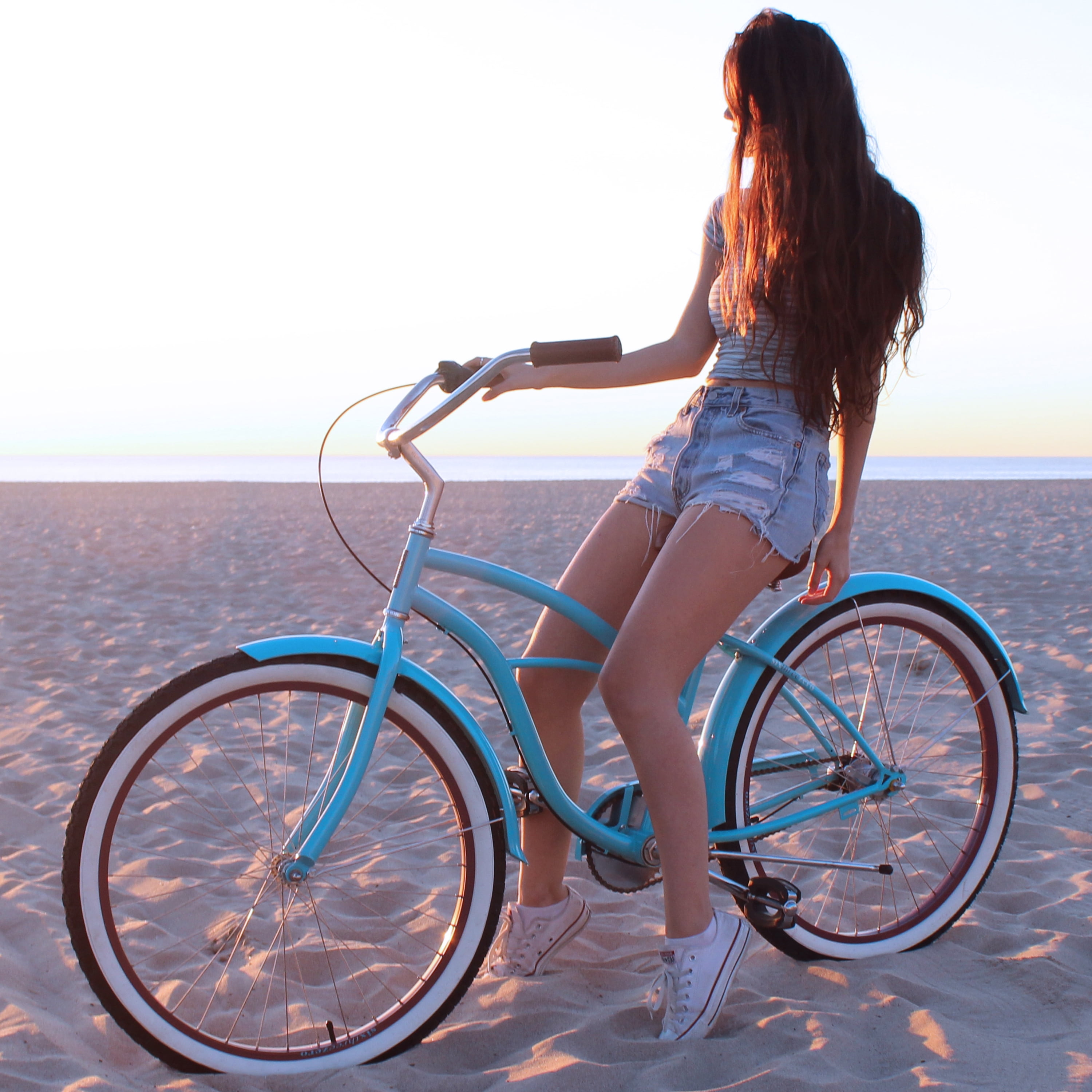 Teal beach cruiser sale