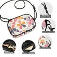 thumbnail image 3 of FORMRS Mini Crossbody Bag for Women Adjustable Shoulder Rope Travel Casual Phone Purse, Purple Retro Flower, 3 of 7