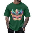thumbnail image 1 of Tops para hombre, blusas y camisas de manga corta con cuello redondo para hombre, camisetas casuales con estampado de moda para hombre, blusa de manga corta, blusa de poliéster para hombre., 1 of 5