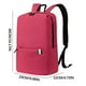 thumbnail image 2 of Mochila para mujeres con almacenamiento cosmético para la escuela mochila casual para adolescentes de viaje diario color magenta, 2 of 2