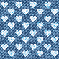 DENIM HEART
