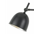 thumbnail image 2 of 60 Watt Metal Table Lamp with Cement Block Body, Black and Gray- Saltoro Sherpi, 2 of 5