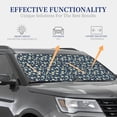 thumbnail image 4 of Fotbe Daisy Floral B 2-Piece Car Windshield Sun Shade | Sun Blocker for Car Windshield | Foldable Automotive Interior Accessories for Sun Protection-Large, 4 of 7