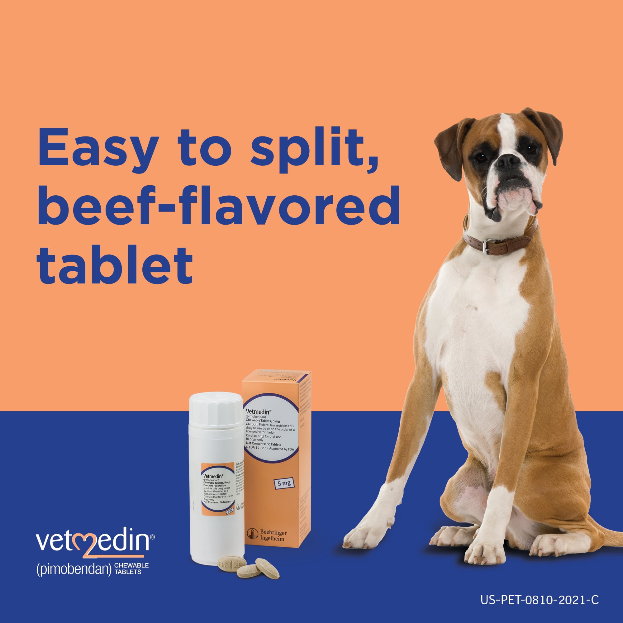 Vetmedin (Pimobendan) Chewable Tablets for Dogs, 5 mg