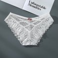 thumbnail image 2 of Deals Ausyst Panties for Women Women's Sexy Underwear: Pure Cotton Crotch, Middle Waist, Lace, Non Marking, Belly Tightening, Cross Binding Fashionable Briefs Clearance, 2 of 2