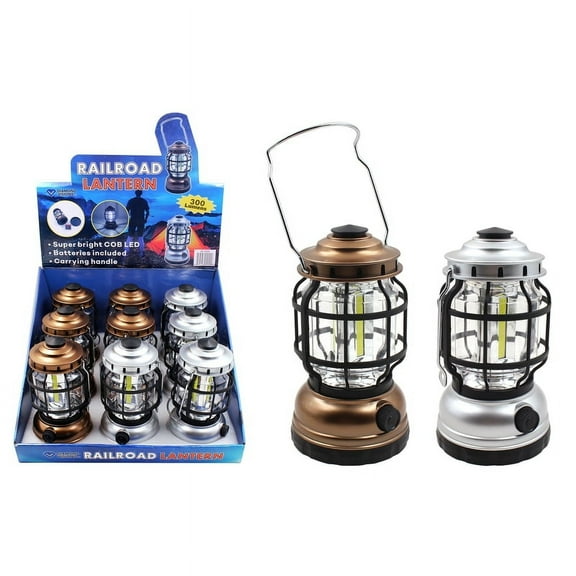 Diamond Visions 9068395 300 Lumens Assorted LED Railroad Lantern - Pack of 9