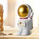 thumbnail image 3 of de astronauti de Resina, Caja de Monedas Decorativa, Artesanía, Bote de Ahorro, Escultura de Estatua para Decoración de , Regalos de Cumplea De pie mayimx Hucha de astronauta, 3 of 9