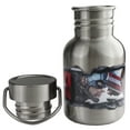 thumbnail image 3 of Disney Store Boys Captain America Civil War Stainless Steel Canteen Water Bottle 12oz, 3 of 3