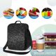 thumbnail image 4 of Fotbe Black And White Dotted Lonchera Bolsa de Almuerzo para Hombres y Mujeres, Lonchera de Gran Capacidad, Bolsa de Almuerzo Reutilizable, Bolsa Térmica Aislante, 4 of 7