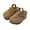 Brown, variant on Kids Suede Clogs Girls Boys Cork Footbed Sandals Toddler Slip On Casual Slippers Classic Adjustable Buckle Slippers Potato Shoes Indoor Outdoor