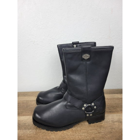 Harley Davidson Tyrone Lug Harness Men's Motorcycle Boots Size 11.5