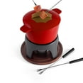 thumbnail image 2 of Swissmar Sierra Ensemble de Fondue en Fonte 11 Pcs, 1,6 L, Rouge Cerise, Parfait pour le Fromage, le Chocolat et la Fondue à la Viande, 2 of 14