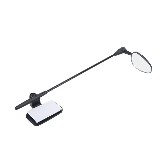 Bike Helmet Mirror Aluminum Alloy Safety Reflective 360 Degree Adjustment Flat Design Cycling Helmet Rear View Mirror