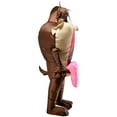 thumbnail image 4 of Looney Tunes Tazmanian Devil Inflatable Costume for Adults by Rubies, Unisex, 4 of 7