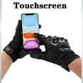 thumbnail image 4 of Full Finger Motorcycle Gloves for Men, Touchscreen Riding Gloves with Shell, Anti-Slip Dirt Bike Gloves for Motorbike, Racing, Cycling, Dirt Bike, ATV, UTV, Motocross, BMX, Camping, Hiking, 4 of 9