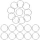 thumbnail image 1 of BESTYASH 200Ud Círculos Metálicos Para Llaveros Con Seguro Y Superficie Lisa Plateada, 1 of 8