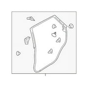 Genuine OE Subaru Door Weather-Strip - 63512AL01C Fits select: 2015-2019 SUBARU LEGACY 2.5I PREMIUM