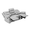 thumbnail image 2 of Sillón Reclinable HomeTrends 3 Plazas color Gris Claro, 2 of 4