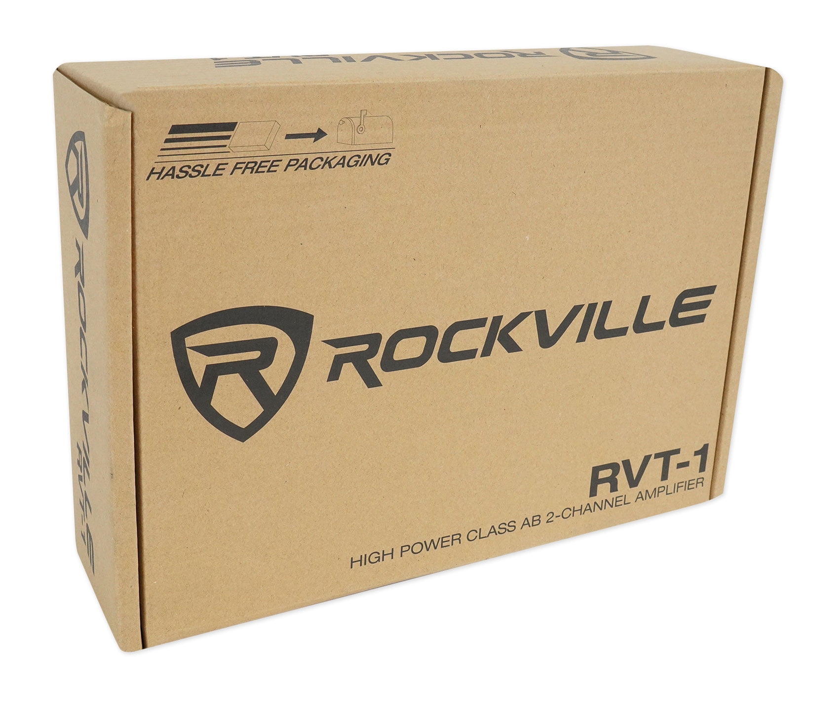 Rockville RVT-1 1000w Peak/250w RMS 2 Channel Car Amplifier Stereo Amp