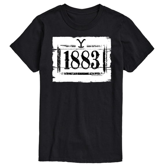 1883 - 1883 Wood Sign Men's Short Sleeve Graphic T-Shirt