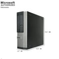thumbnail image 2 of Pre-Owned Dell Optiplex 3020 SFF Desktop Computer Intel Quad-Core i5, 16GB RAM, 2TB HDD, DVD, USB 2.0, Wifi, Windows 11 Pro (Monitor Not Included) Monito, 2 of 3