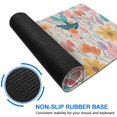 thumbnail image 6 of Long Mouse Pads for Desk,Pioneer Flower Floral Print Pattern Desk Mats on Top Of Desks, Desk Mouse Pad Extra Large with 3mm Non-Slip Base and Stitched Edge for Gaming,Office,Work,Home 47.3"x23.6", 6 of 6