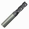 thumbnail image 1 of 3/32" Diameter 4 Flute Single End Carbide End Mill 30° Helix, ALTiN Coated .375" Flute Length, 1-1/2"OAL, 1 of 1