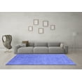thumbnail image 3 of Ahgly Company Indoor Rectangle Oriental Blue Industrial Area Rugs, 2' x 5', 3 of 4