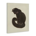 thumbnail image 4 of Stupell Industries Sitting Cat Curved Tail Animals Painting Wrapped Canvas Art Print Wall Art, 30 x 40, 4 of 8