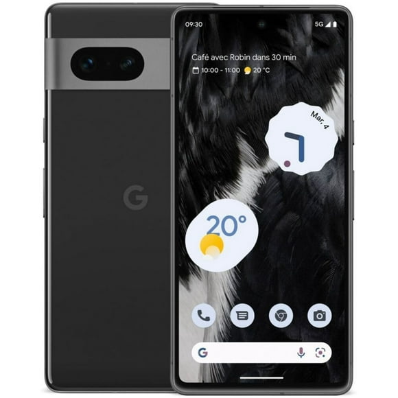 Refurbished Google Pixel 7 5G - 128GB – Obsidian – 50MP Dual Rear & 10.8MP Front Camera - Fully Unlocked Smartphone - Excellent Condition
